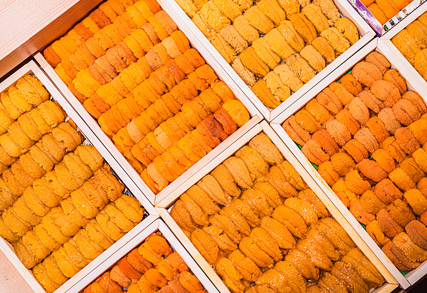 【厳選】国産の極上うにを使用してます